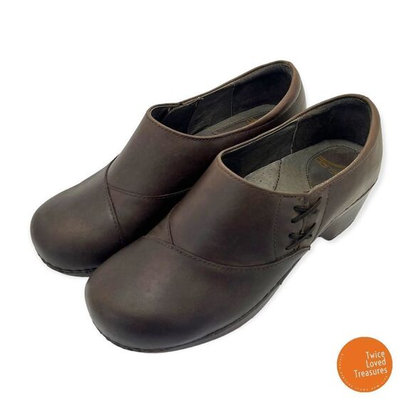 Dansko Stacie Professional Leather Clogs Mules size 40 - Picture 2 of 14